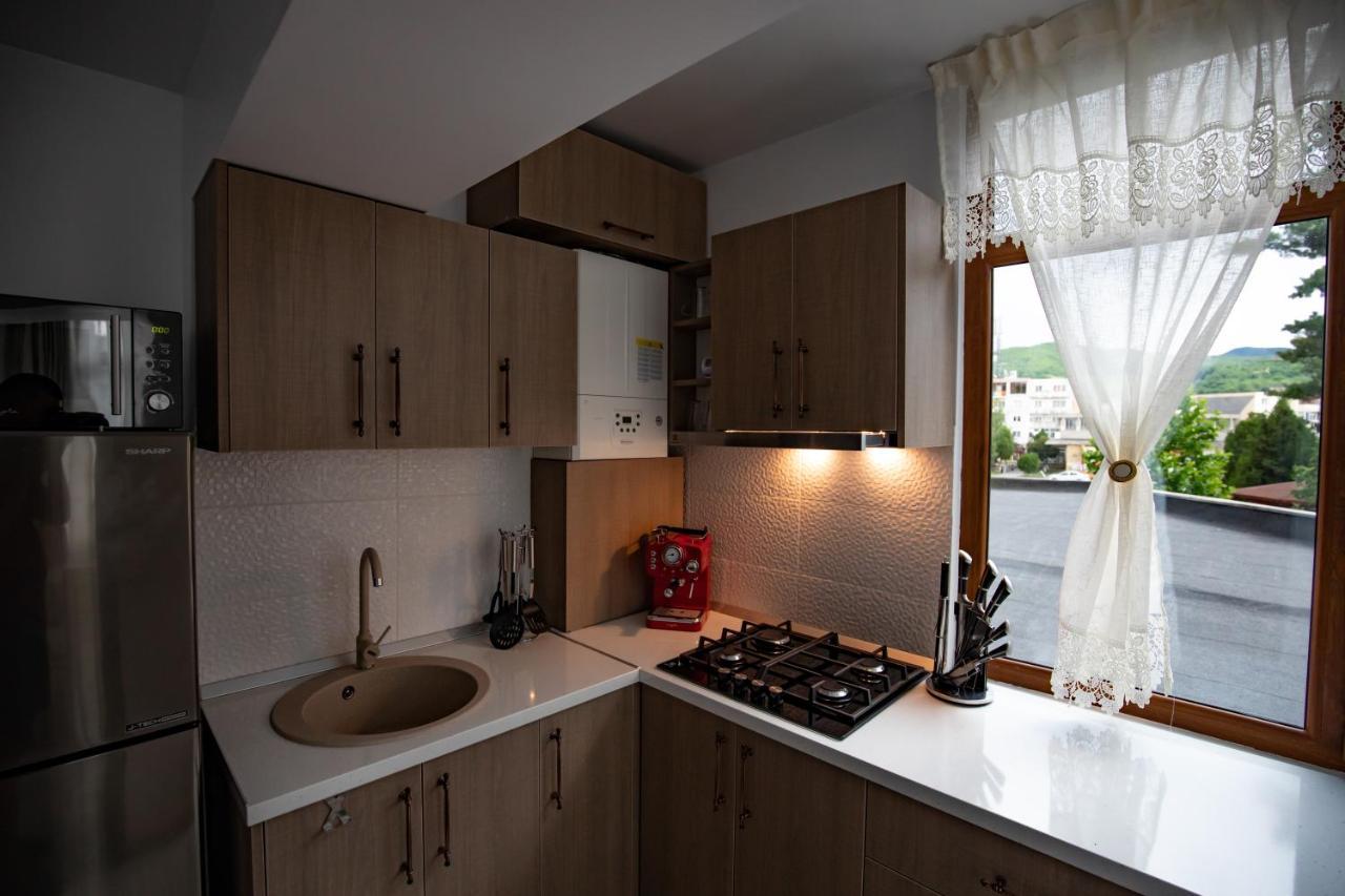 Apartament Natalia Tîrgu Ocna Esterno foto